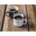 Mug émaillé rétro en métal 350ml wholesaler