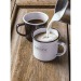 Mug émaillé rétro en métal 350ml wholesaler