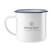 Mug émaillé rétro en métal 350ml, Tasse et mug émaillé promotional