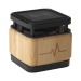 Bamboo Block Speaker with wireless charger wholesaler