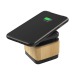 Bamboo Block Speaker with wireless charger wholesaler