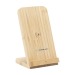 Product thumbnail Bamboo stand with 10W wireless charging 1