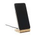 Product thumbnail Bamboo stand with 10W wireless charging 2