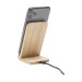 Product thumbnail Bamboo stand with 10W wireless charging 3