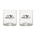 Product thumbnail Set of 2 glasses made from recycled wine bottles 3
