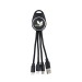 Porte-clefs lumineux avec câble 3 en1 wholesaler