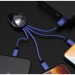 Porte-clefs lumineux avec câble 3 en1, cable iphone ipad et mac promotional