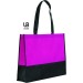 Shopping bag two-coloured 38x29cm non-woven, lounge bag promotional