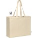 Organic cotton bag 220g with gusset borneo wholesaler