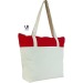 Two-tone zipped cotton bag Paris wholesaler