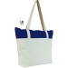 Sac coton zippé bicolore - 220g/m², sac coton promotional