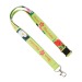 Four-colour lanyard in RPET made in Europe, lanyard and necklace promotional