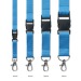 Standard lanyard printed in 1 to 4 colours, lanyard and necklace promotional