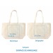 Grand sac français coton BIO XXL - Ecru, cabas promotional
