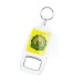 Porte-clés décapsuleur translucide, décapsuleur promotional