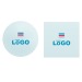 Glossy floor sticker ROUND/CARRE white - 30x30cm wholesaler