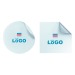 White repositionable ROUND/CARRE glossy floor sticker - 100x100cm wholesaler