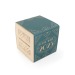 Cube en bois avec un arbre : sapin, palmier, olivier, buis, Arbre promotional