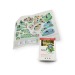 Seed paper tourist map wholesaler