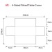 Fitted Table Cover - 76x183cm for 1.80m table wholesaler