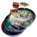 Round tray with raised edge 32cm, bar tray promotional