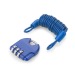 Number padlock with cable, padlock promotional