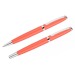 Parure de stylos pastel, Parure avec stylo roller promotional