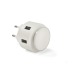 Product thumbnail Dual-USB wall charger with nightlight NOTTO 0