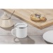 SUBLIM enamelled mug 380 ml, metal mug and cup promotional