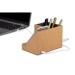 Organiseur de bureau avec chargeur inductif COVBI, Porte-téléphone portable et support, socle, base pour smartphone promotional