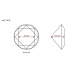 Diamant cristal blanc D40mm wholesaler