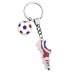 Porte-clés football bleu blanc rouge wholesaler
