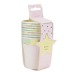 Gobelets festonnés 200ml vert pastel x8 wholesaler