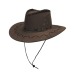 Chapeau Buffalo Luxe marron, chapeaux de fêtes promotional