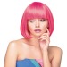NEON PINK CABARET WIG, wig promotional