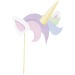Photobooth baby licorne 8pcs, licorne promotional