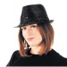 BLACK SEQUIN BORSALINO wholesaler
