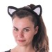 SERRE TÊTE CHAT BLANC ET NOIR VELOURS wholesaler