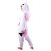 PINK AND WHITE UNICORN KIGURUMI COSTUME ADULT, unicorn promotional