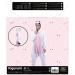 PINK AND WHITE UNICORN KIGURUMI COSTUME ADULT wholesaler