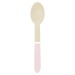 NEON PINK WOODEN SPOONS X 8 wholesaler