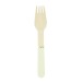 SMALL NEON PINK WOODEN FORKS X 8 wholesaler