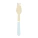 Product thumbnail SMALL NEON PINK WOODEN FORKS X 8 5