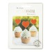 RED AND GOLD HEART COCKTAIL PICKS X 10, heart promotional