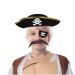 Chapeau pirate enfant feutre noir, chapeaux de fêtes promotional