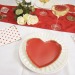 RED AND GOLD HEART PLATES 19CM X 8 wholesaler