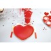 RED AND GOLD HEART PLATES 19CM X 8 wholesaler