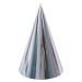 Chapeau pointu x6 argent wholesaler