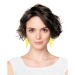 NEON FLASH EARRINGS X2 ORANGE, earring promotional