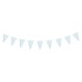 PASTEL BLUE AND GOLD SCALLOPED PENNANT GARLAND 3M wholesaler